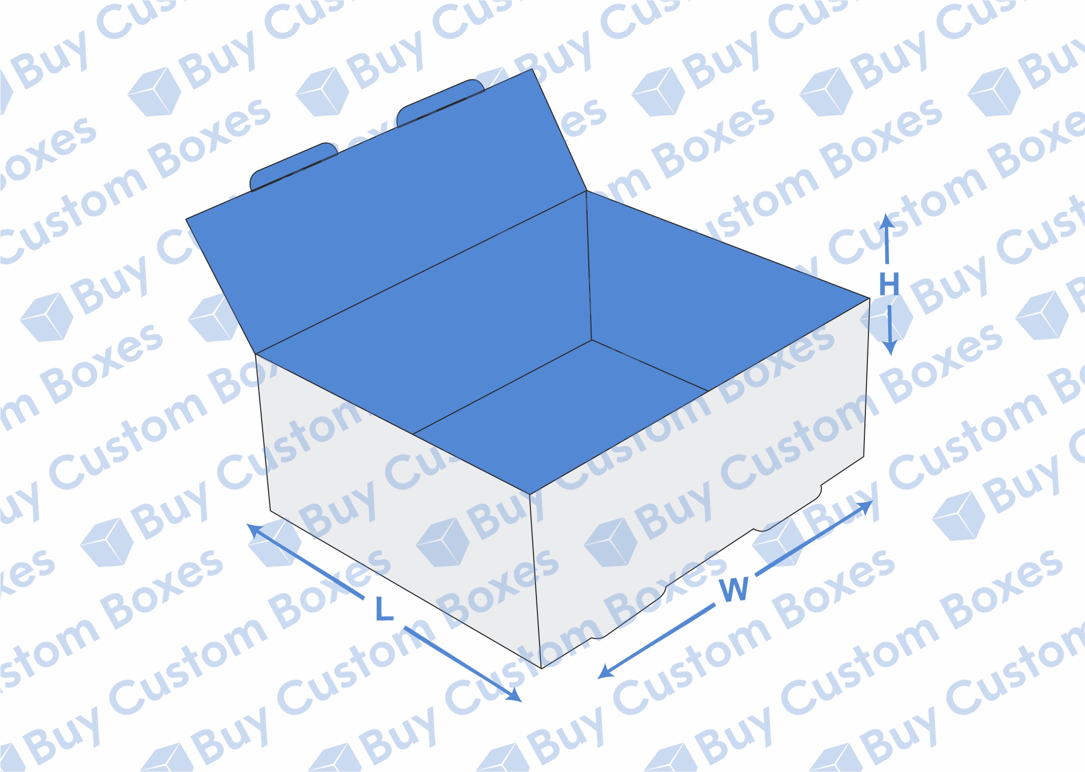 Book End Flap Box - Buy Custom Boxes