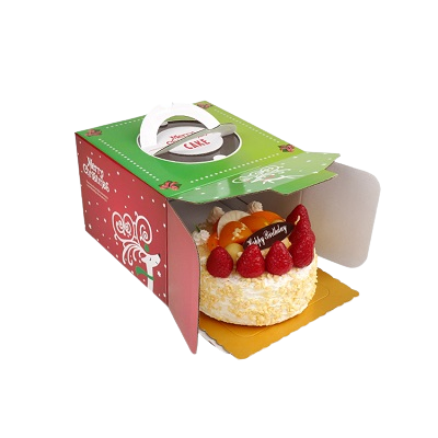 Christmas Cake Boxes - Buy Custom Boxes